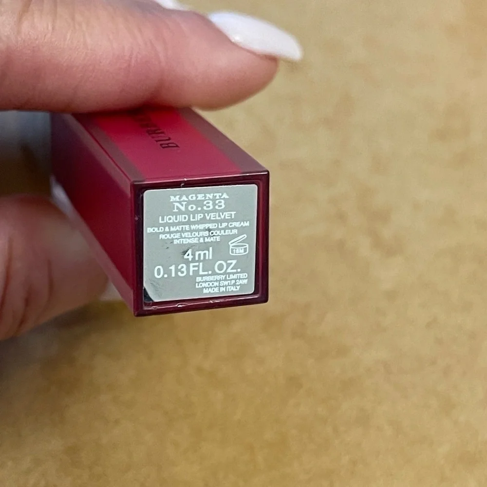 Burberry Liquid Lip Velvet Whipped Lip Cream in No 33